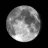 Waning Gibbous Moon, Moon age: 18 days,15 hours,4 minutes,84%