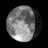 Waning Gibbous Moon, Moon age: 21 days,20 hours,13 minutes,53%